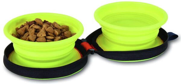 Petmate Silicone Travel Duo Bowl Medium - Image 4