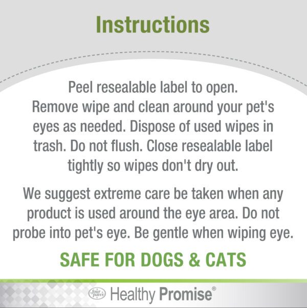 Four Paws Eye Wipes for Dogs & Cats - Image 6