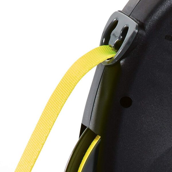 Flexi Giant Retractable Tape Dog Leash - Black / Neon - Image 4