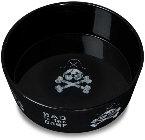 Loving Pets Dolce Moderno Bowl Bad to the Bone Design - Image 2