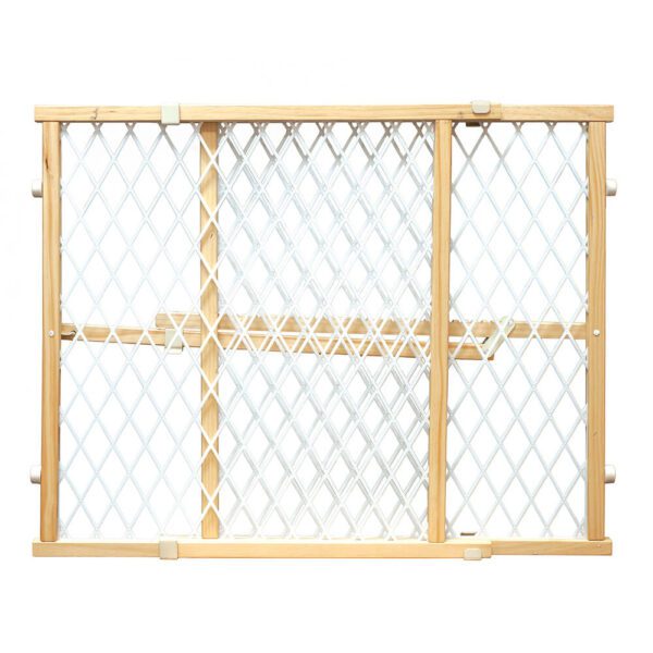 Four Paws Smart Essentials Wood Gate for Pets - Image 2