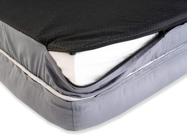 Paw PupLounge Memory Foam Bolster Bed & Topper - Image 3